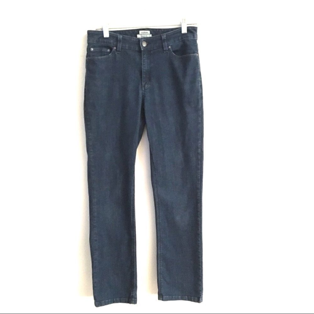 L.L. Bean classic fit skinny jeans 8‎